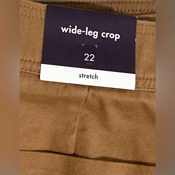 Ava & Viv Brown Wide Leg Capri Pants - Size 22new with tags - Picture 6 of 10